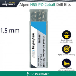 ALPEN Cobalt Drill Short Bulk 1.50mm