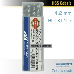 ALPEN Cobalt Drill Short Bulk 4.2mm