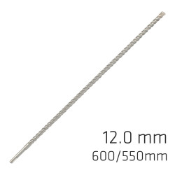 Force X 12.0 X 600/550 Sds-+ Rebar Drill Bit X4 Cutting Edges