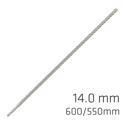 Force X 14.0 X 600/550 Sds-+ Rebar Drill Bit X4 Cutting Edges