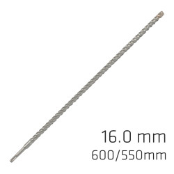 Force X 16.0 X 600/550 Sds-+ Rebar Drill Bit X4 Cutting Edges