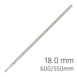 Force X 18.0 X 600/550 Sds-+ Rebar Drill Bit X4 Cutting Edges