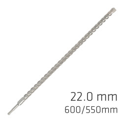 Force X 22.0 X 600/550 Sds-+ Rebar Drill Bit X4 Cutting Edges