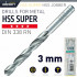 Hss Super Drill Bit 3mm Bulk