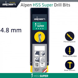 Hss Super Drill Bit 4.8mm Bulk