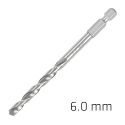 Hss Super Drill Bit Hex Shank 6mm