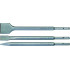 Sds Chisel Set Plastic Tube Point X250mm Flat 20x250 Flat 40x250