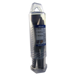 Sds Short Chisel Set Plastic Tube Point X140mm Flat 20x140 Wide 30x140