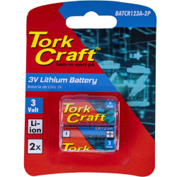 Battery Cr123a 3v Lithium X2 Per Card (moq 6)