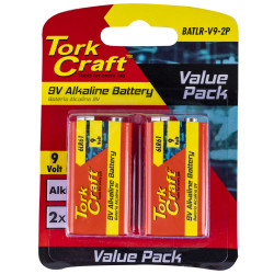 Battery 9v Alkaline X2 Per Card