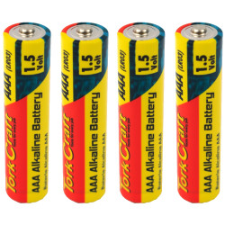 Battery Aaa 1.5v X4 Pack Lr03 4s Shrink Wrap Alkaline (moq 30)