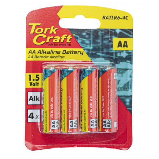 Battery Aa 1.5v 4 Pack Carded Alkaline Battery Aa 1.5v 4 Pack Carded Alkaline