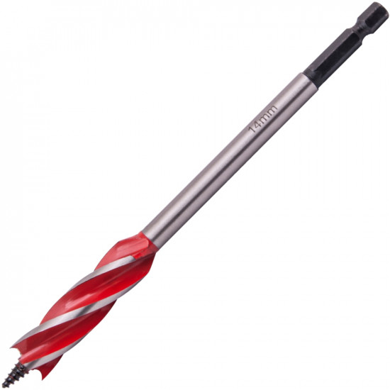 4 Flute Wood Boring Bit 14mm