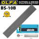 OLFA Scraper Blades X10 For Bsr200 & Bsr300 100mmx0.5mm OLFA Scraper Blades X10 For Bsr200 & Bsr300 100mmx0.5mm