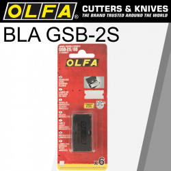 OLFA Scraper Blade For Grs-2 S/steel 40mmx18mm 6pk