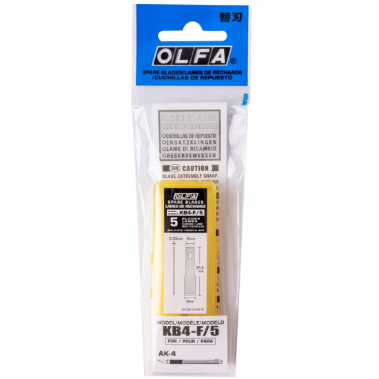 OLFA Kb4f Wide Chisel Blades 8mm For Ltd Cutter OLFA Kb4f Wide Chisel Blades 8mm For Ltd Cutter