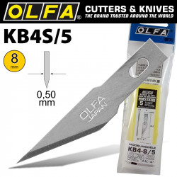 OLFA Precision Art Blade 5/pack 8mm