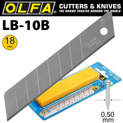 OLFA Blades Lb-10b 10/pack 18mm
