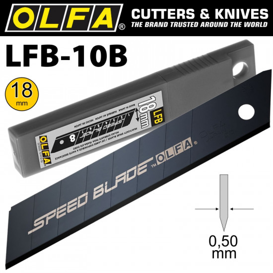 OLFA Speed Blade 18mm In Plastic Case OLFA Speed Blade 18mm In Plastic Case