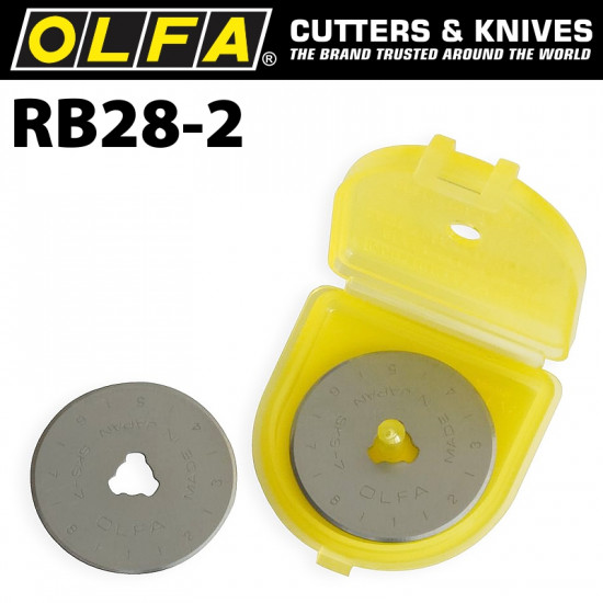 OLFA Blades Rotary Rb28-2 2/pack 28mm OLFA Blades Rotary Rb28-2 2/pack 28mm