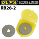 OLFA Blades Rotary Rb28-2 2/pack 28mm OLFA Blades Rotary Rb28-2 2/pack 28mm