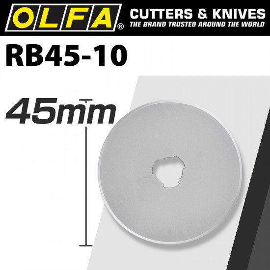 OLFA Blades Rotary Rb45-10 10/pack 45mm OLFA Blades Rotary Rb45-10 10/pack 45mm
