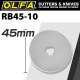 OLFA Blades Rotary Rb45-10 10/pack 45mm OLFA Blades Rotary Rb45-10 10/pack 45mm