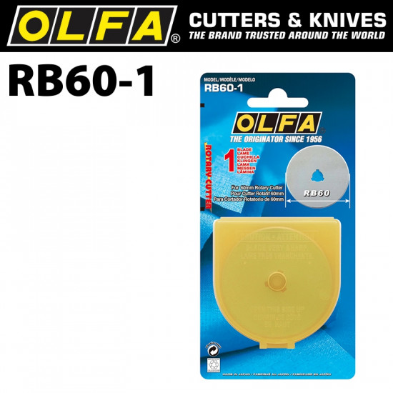 OLFA Blades Rotary Rb60-1 1/pack 60mm OLFA Blades Rotary Rb60-1 1/pack 60mm