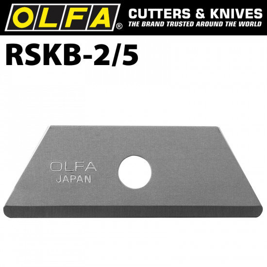 OLFA Blades For Sk6 Utc1 5/pk 17.5mm Rounded Tip Blade Sk4