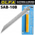OLFA Blades For Sac1 10/pk Blister 9mm Sharper Angled Blades