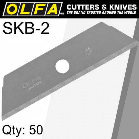 OLFA Blades Skb-2 50 Pack For Sk-4 Sk-9 Utc1 Cutters OLFA Blades Skb-2 50 Pack For Sk-4 Sk-9 Utc1 Cutters