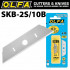 OLFA Blade Skb-2s 10 Pack Stainless Steel For Sk-12 Sk-4 Sk-5 Sk-9 Utc