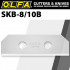 OLFA Blades (10) For Skb8 Safety Knife Carded 18mm