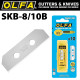 OLFA Blades (10) For Skb8 Safety Knife Carded 18mm OLFA Blades (10) For Skb8 Safety Knife Carded 18mm