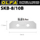 OLFA Blades (10) For Skb8 Safety Knife Carded 18mm OLFA Blades (10) For Skb8 Safety Knife Carded 18mm
