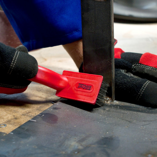 Soft Grip Wide Stainless Steel Stripper Brush Tcw