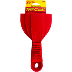 Putty Knife Plastic 3 Piece Set 38 76 & 100mm 1.5'/3'/4'