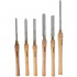 Chisel Set Wood Turning Hss 6 Piece Wooden Case