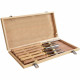 Chisel Set Wood Turning Hss 6 Piece Wooden Case