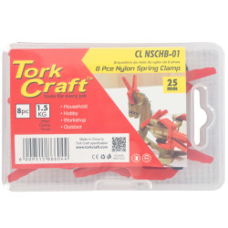 Clamp Spring Nylon 25mm 8pce Set