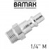 Quick Coupler/inserts Aro 1/4'm