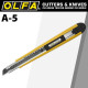 OLFA One Way Lock Cutter With Black Blade Snap Off Knife OLFA One Way Lock Cutter With Black Blade Snap Off Knife