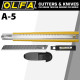 OLFA One Way Lock Cutter With Black Blade Snap Off Knife OLFA One Way Lock Cutter With Black Blade Snap Off Knife