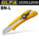 OLFA Cutter Model Bn-l Screw Lock Snap Off Knife 18mm OLFA Cutter Model Bn-l Screw Lock Snap Off Knife 18mm