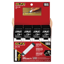 Carton Cutter With Snap Off Blade 40pc Display Box