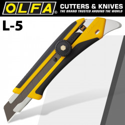 OLFA Cutter Heavy Duty Rear Pick & Comfort H&le Snap Off Knife 18mm