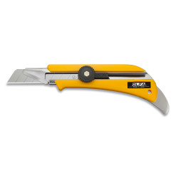 OLFA Cutter Heavy Duty Snap Off Knife 18mm C/w Built In Carpet Tucker