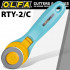 OLFA Rotary Splash Cutter 45mm Blade R/l Handed Light Blue Aqua
