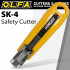 OLFA Carton Knife Sk4 Safety& Free Skb-2 And 1 Rskb-2 Blades