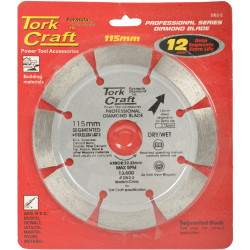 Diamond Blade Segmented 115mm With 12mm Segments